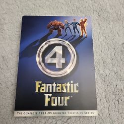 Fantastic Four Complete Animated Television Series 1994-95 Cartoon 4 Disc DVD(AB