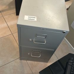 HON Two Drawer Vertical Filing Cabinet 