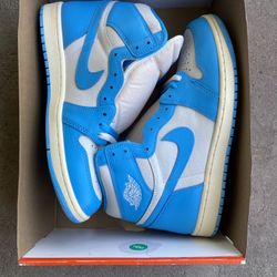 Nike Air Jordan Retro 1 UNC Reimagined Size 11 White Blue 
