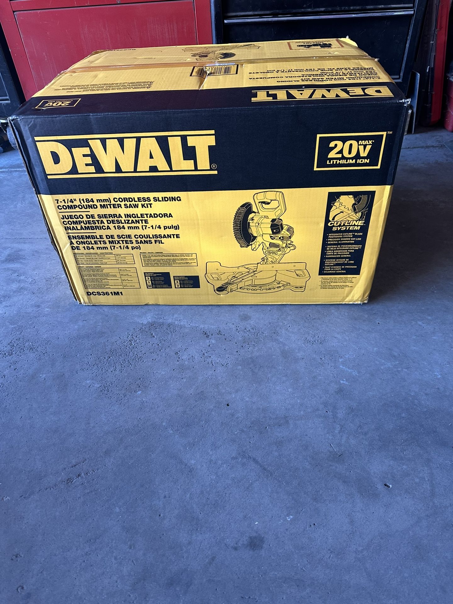 Dewalt 7-1/4 Cordless Sliding Miter Saw Kits