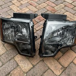 09-14 F150 Smoked Headlight Housings (pair)