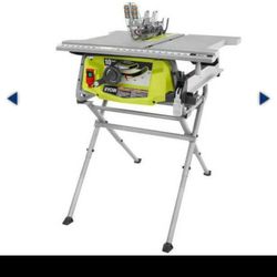 Ryobi 15 Amp 10 in. Compact Portable Corded Jobsite Table Saw with Folding

