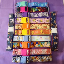 Handmade Adjustable dog collars! (large dogs)