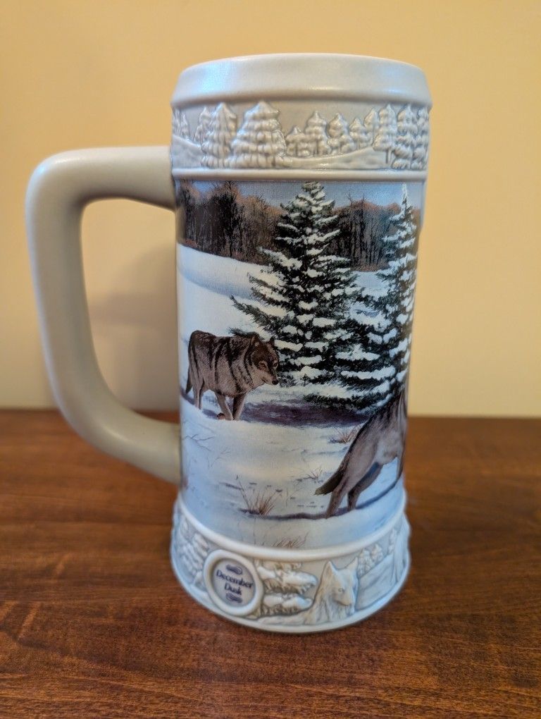 Vintage 1999 Miller Beer Stein - December Dusk