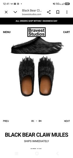 Bravest( Bear Claw) slides so 6 n men
