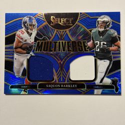 Saquon Barkley multiverse dual patch