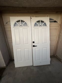 Exterior double doors 60x80 $375