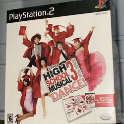 Disney High School Musical 3: Senior Year Dance! - PlayStation 2 (includes dance pad) BRAND NEW