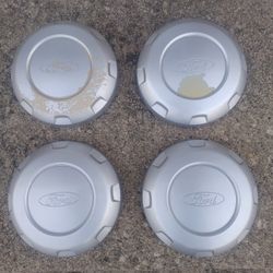 04-24 FORD F150 XL CENTER STEEL WHEEL CAP SET 17s V6 3.5 RWD V8 5.0 4X4