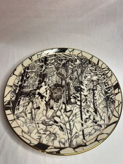 Bradford Exchange Plate – Where Paths Cross / Plato decorativo – Donde se cruzan los caminos 