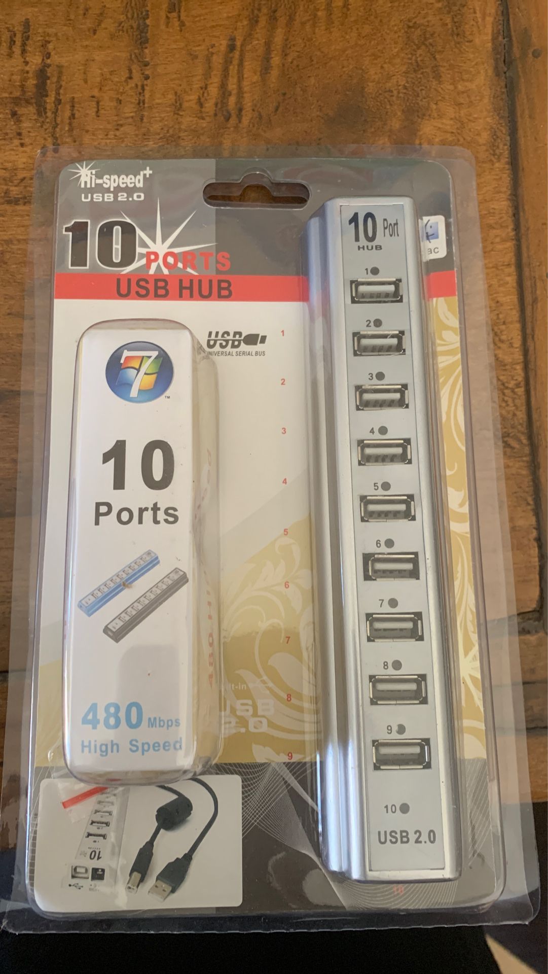 USB Hub 2.0 10 ports