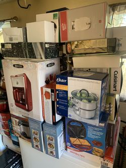 Home goods new in boxes