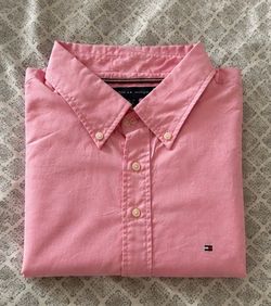 Tommy Hilfiger Pink Button-Up (XL)