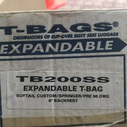 T-Bags Harley Motorcycle bag for sissy bar