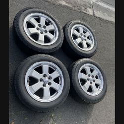 4 X 185/65r15 5x100 5x3.94 Stock Toyota Prius Corolla Impreza Wheels Rims Tires!!!!