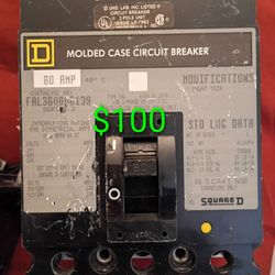 Square D FAL(contact info removed)39 Molded Case Circuit Breaker,