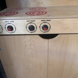 Kid Wood Toy Kitchen Stove