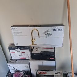 Gold Kohler Sink Set