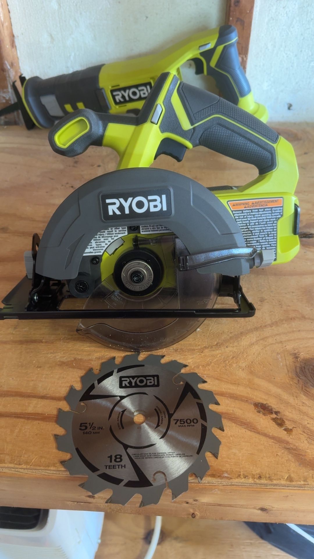 Ryobi 18V Circular Saw 5 1/4”