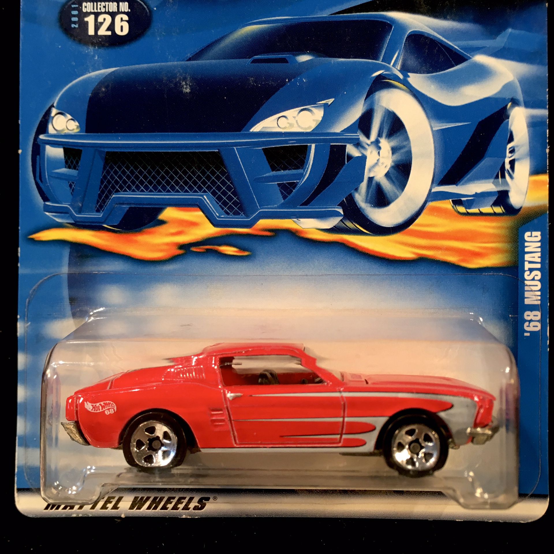 Hot Wheels 2001 Collector #126 ‘68 Mustang • Metal/Metal