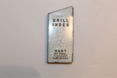 Vintage HUOT St Paul Made In USA Drill Index Set (Missing 4 Bits)