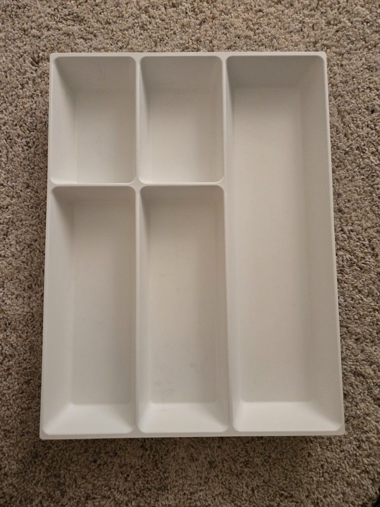 White Kitchen Drawer Organizer