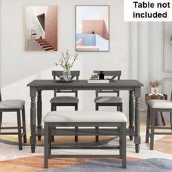 Dining Chairs & Bench