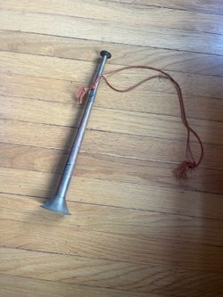 Vintage Brass Horn Decor
