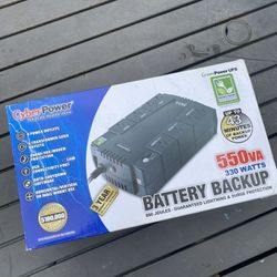 CyberPower UPS Standby Green - 550VA/330W 8-Outlet
