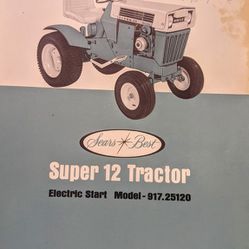 Assorted Sears Vintage Tractor And Accessories Manuals