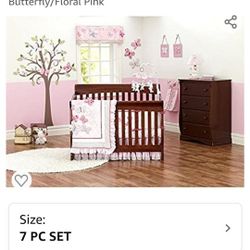 New Baby Girl Crib Set