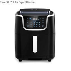 ✨️ $75 w0687 PowerXL - 7qt,Air Fryer Steamer,Black  Whs F8