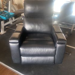 Powered Leather Recliner Chair
