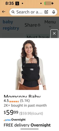 Momcozy baby carrier