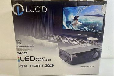 Lucid LED Projector XG-270 new in box