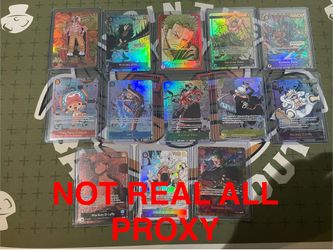 One Piece Proxy Cards *NOT REAL*