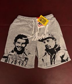 Cough Syrup x Asaali Grey Sweat Shorts – Large