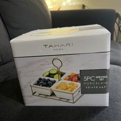 5 Piece Porcelain Serving Set 