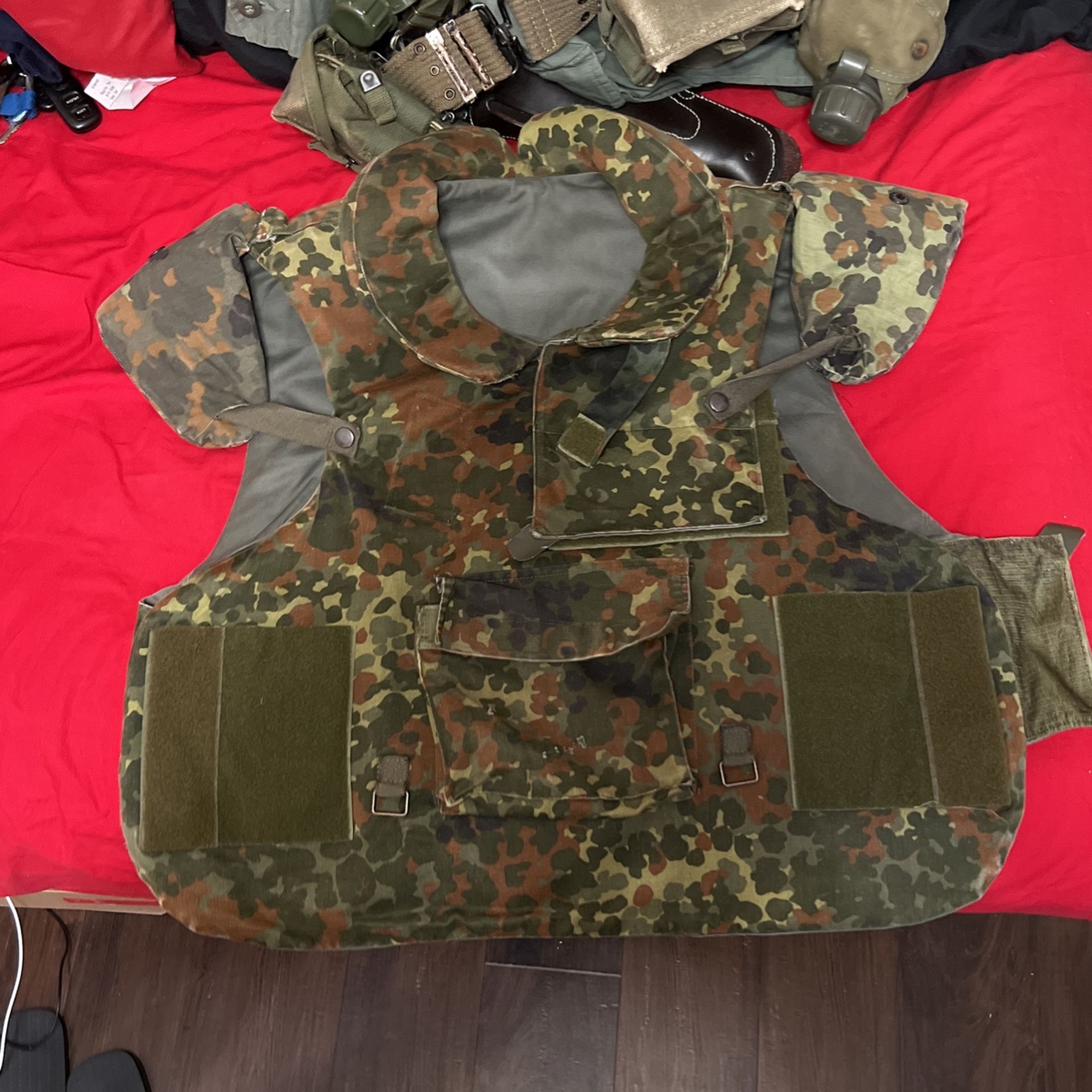 German Flecktarn Flak vest
