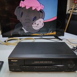 SHARP VINTAGE VCR 4 HEAD HQ 