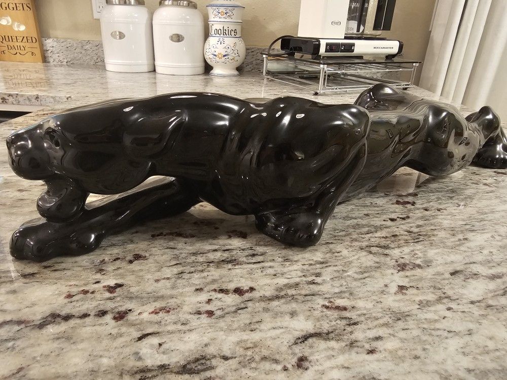 Black Ceramic Panther