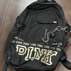 PINK Backpack with VS Key Chain 