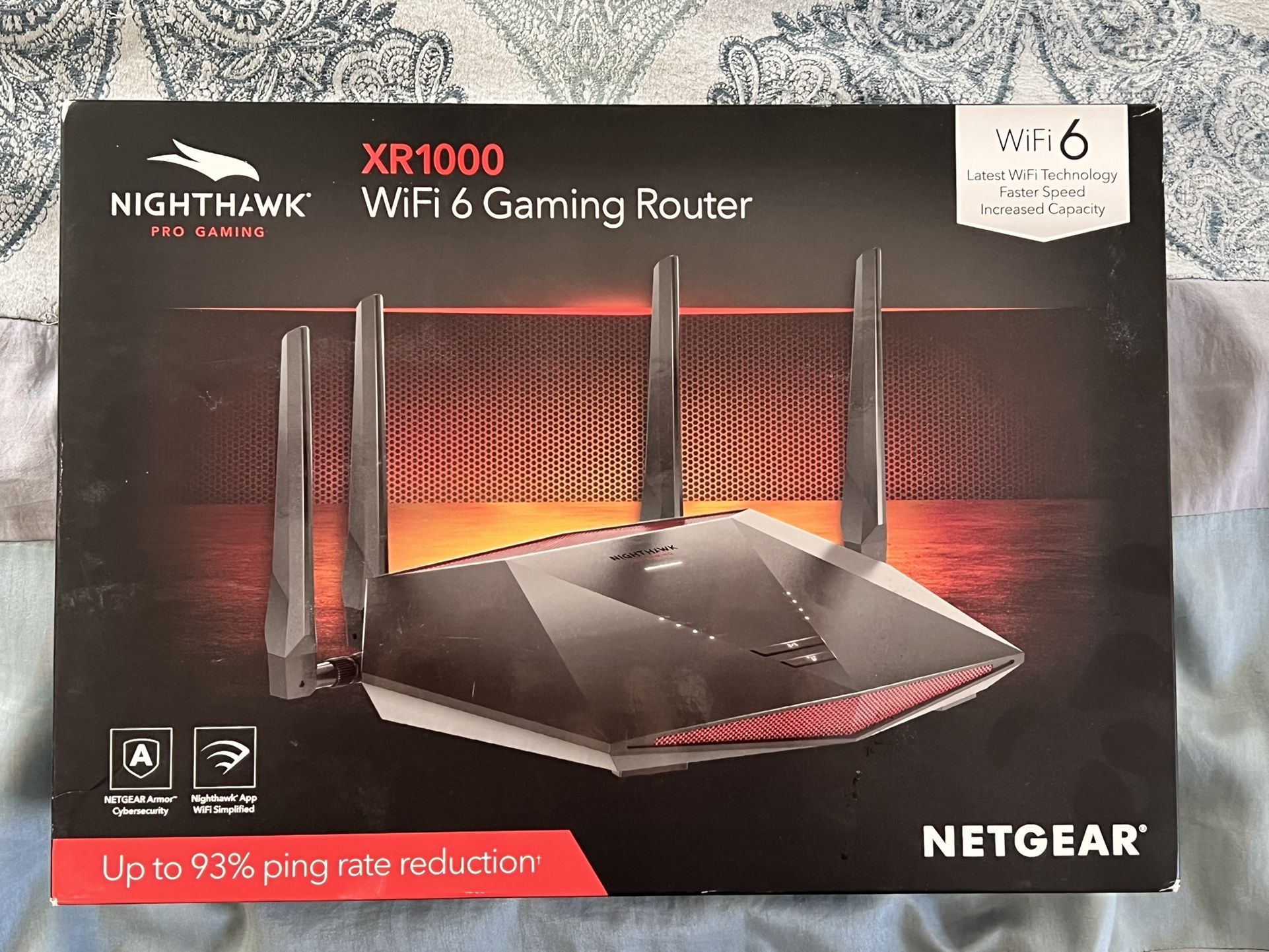 Nighthawk Pro Gaming WiFi 6 Router with DumaOS 3.0