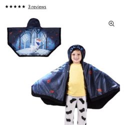 Disney’s Frozen 2 Olaf Snuggle Wrap, Wearable Hoodie Blanket, Super Soft and Cozy