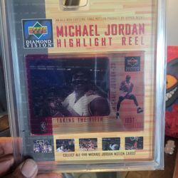 Michael Jordan 1997 UD Diamond Vision #4 card sealed