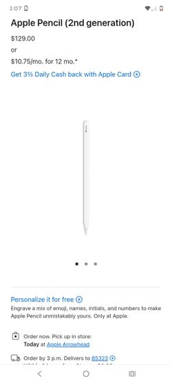 Apple Pencil 2nd Gen