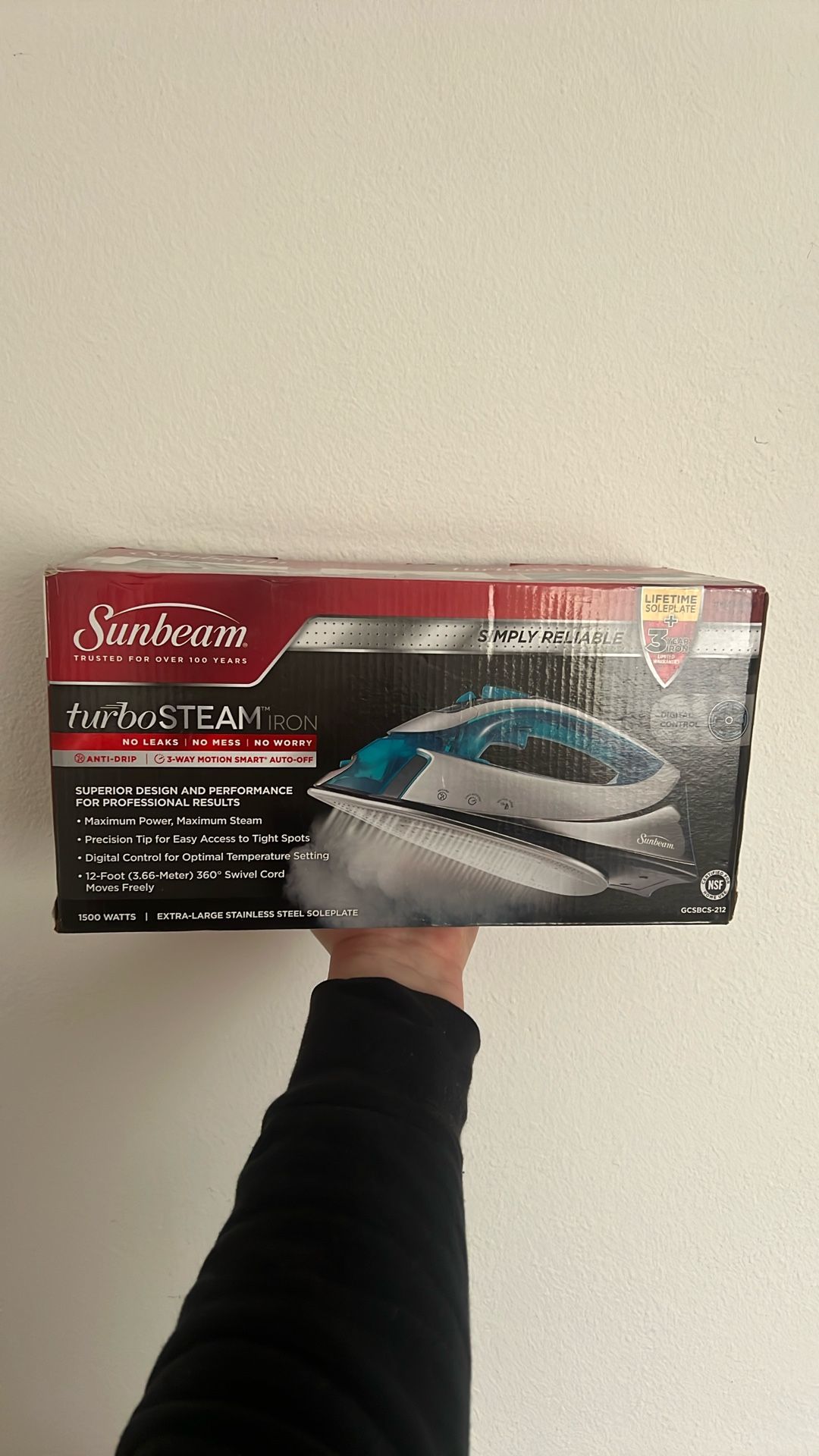 Sunbeam Turbo Steam Iron