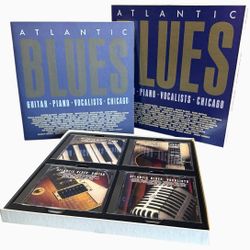 Vintage (1991) Atlantic Blues 4 CD box set, a compilation of blues music - Mint