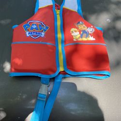 Paw Patrol Lifeguard Jacket Size 3-6 $5