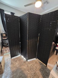 Like new (2) Hobby lobby 70" 4 panel room dividers